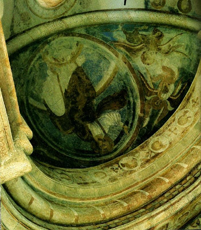 majestas domini absiden i va med bilden av  herren i sitt majestat Spain oil painting art